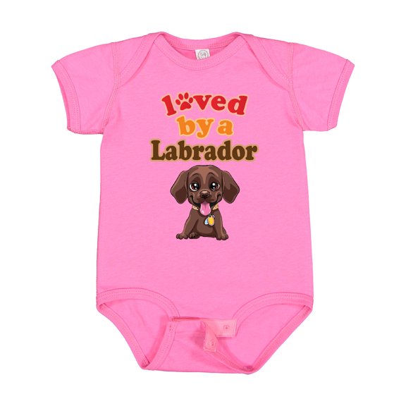 Inktastic Labrador Chocolate Lab Boys or Girls Baby Bodysuit