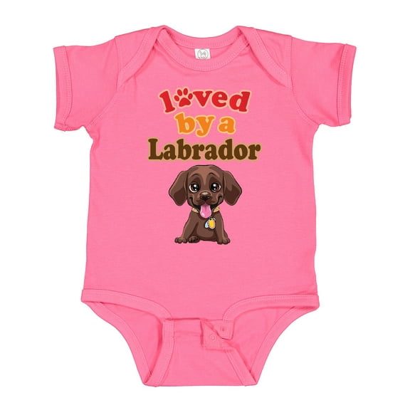 Inktastic Labrador Chocolate Lab Boys or Girls Baby Bodysuit