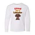 thumbnail image 1 of Inktastic Labrador Chocolate Lab Long Sleeve Youth T-Shirt, 1 of 5
