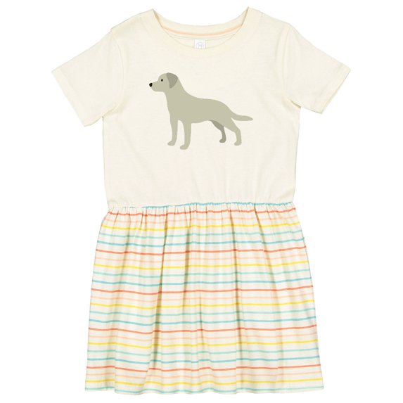 Inktastic Labrador Girls Toddler Dress