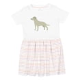 thumbnail image 1 of Inktastic Labrador Girls Toddler Dress, 1 of 5