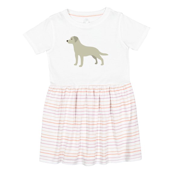 Inktastic Labrador Girls Toddler Dress