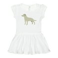 thumbnail image 1 of Inktastic Labrador Girls Toddler Dress, 1 of 5