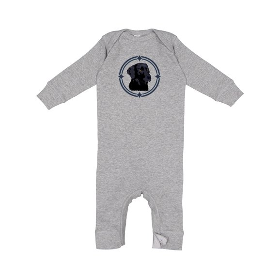 Inktastic Labrador Retriever Black Lab Baby Romper Coveralls