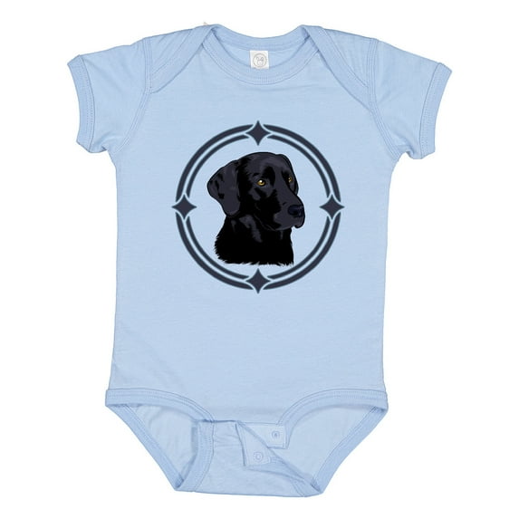 Inktastic Labrador Retriever Black Lab Boys or Girls Baby Bodysuit