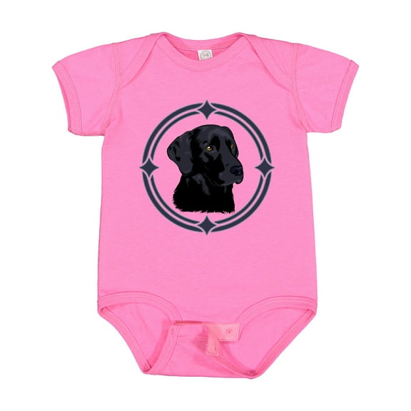 Inktastic Labrador Retriever Black Lab Boys or Girls Baby Bodysuit