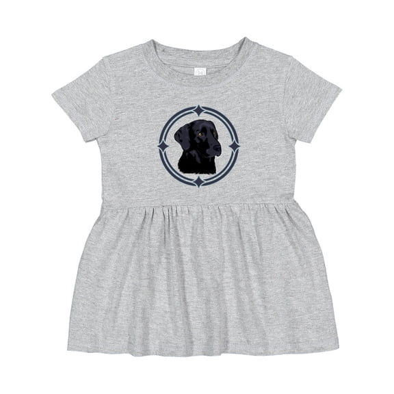 Inktastic Labrador Retriever Black Lab Girls Baby Dress