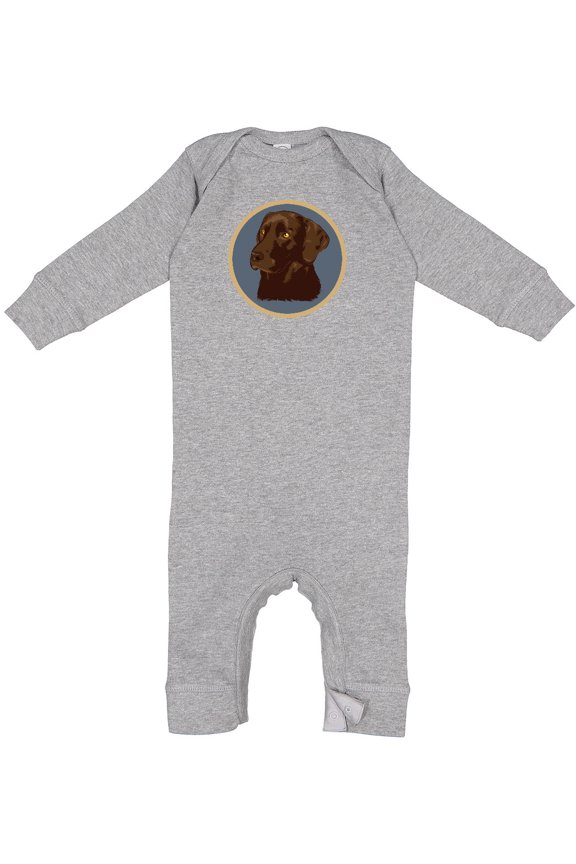 Labrador Retriever Chocolate Lab Dog Baby Romper Coveralls