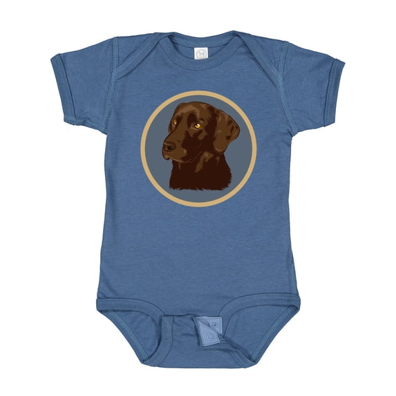 Inktastic Labrador Retriever Chocolate Lab Dog Boys or Girls Baby Bodysuit