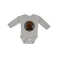 thumbnail image 1 of Inktastic Labrador Retriever Chocolate Lab Dog Boys or Girls Long Sleeve Baby Bodysuit, 1 of 5