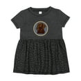 thumbnail image 1 of Inktastic Labrador Retriever Chocolate Lab Dog Girls Baby Dress, 1 of 5