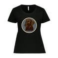 thumbnail image 1 of Inktastic Labrador Retriever Chocolate Lab Dog Women's Plus Size T-Shirt, 1 of 5