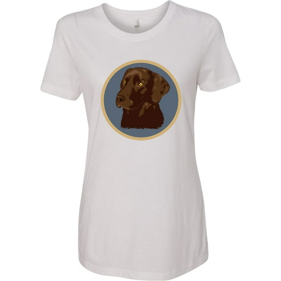 Inktastic Labrador Retriever Chocolate Lab Dog Women's T-Shirt