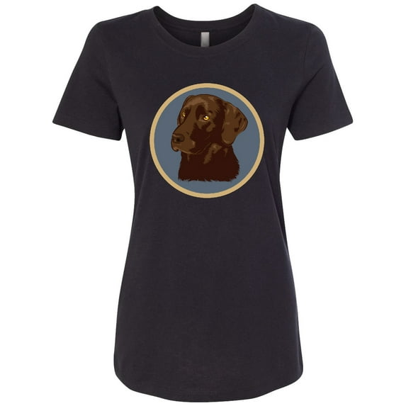 Inktastic Labrador Retriever Chocolate Lab Dog Women's T-Shirt