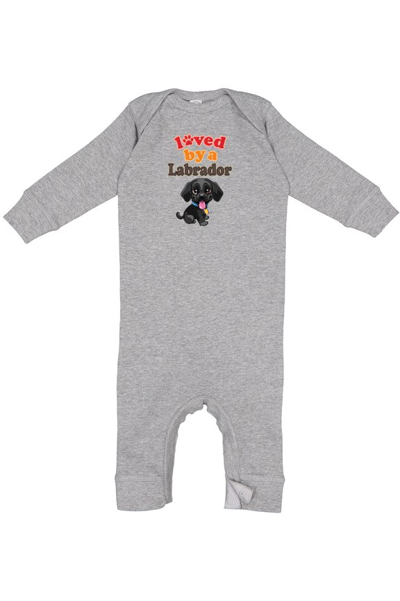 Labrador Retriever Dog Black Lab Baby Romper Coveralls