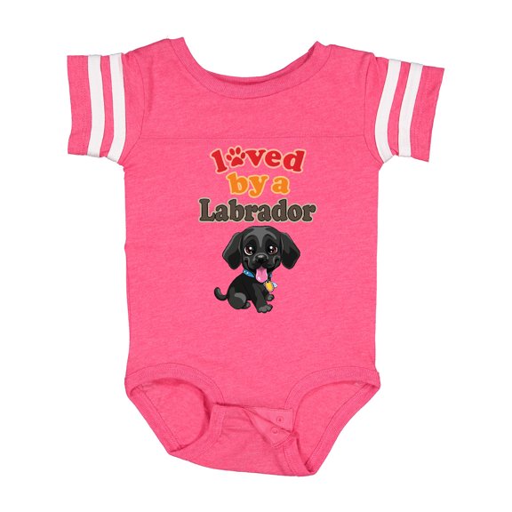 Inktastic Labrador Retriever Dog Black Lab Boys or Girls Baby Bodysuit