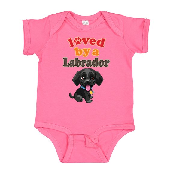 Inktastic Labrador Retriever Dog Black Lab Boys or Girls Baby Bodysuit