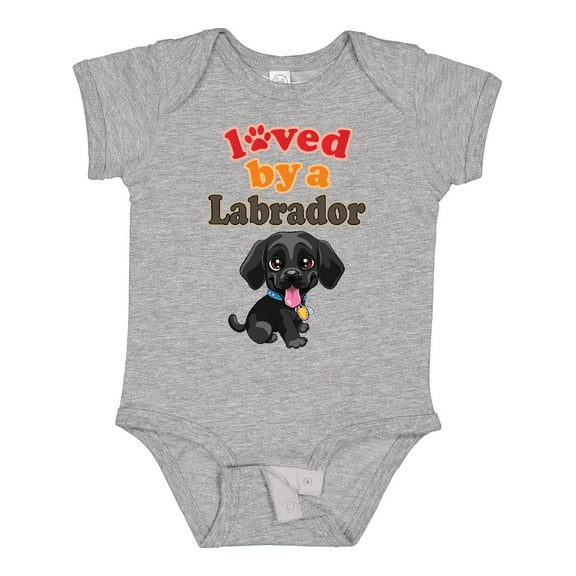 Inktastic Labrador Retriever Dog Black Lab Boys or Girls Baby Bodysuit