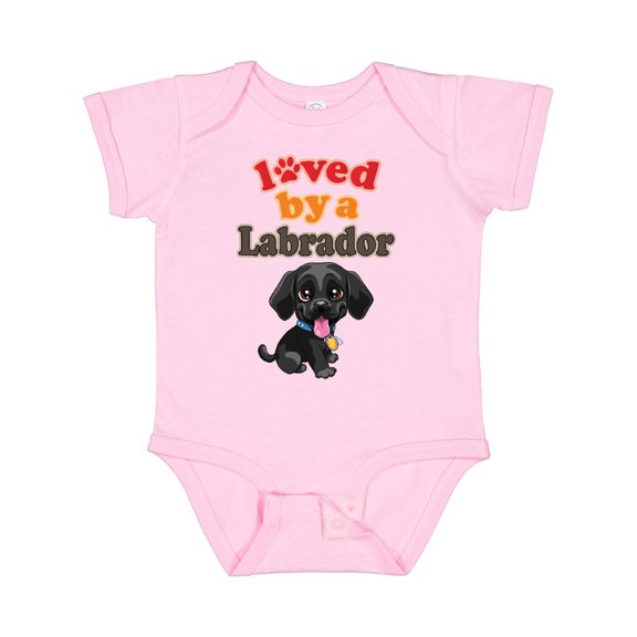 Inktastic Labrador Retriever Dog Black Lab Boys or Girls Baby Bodysuit