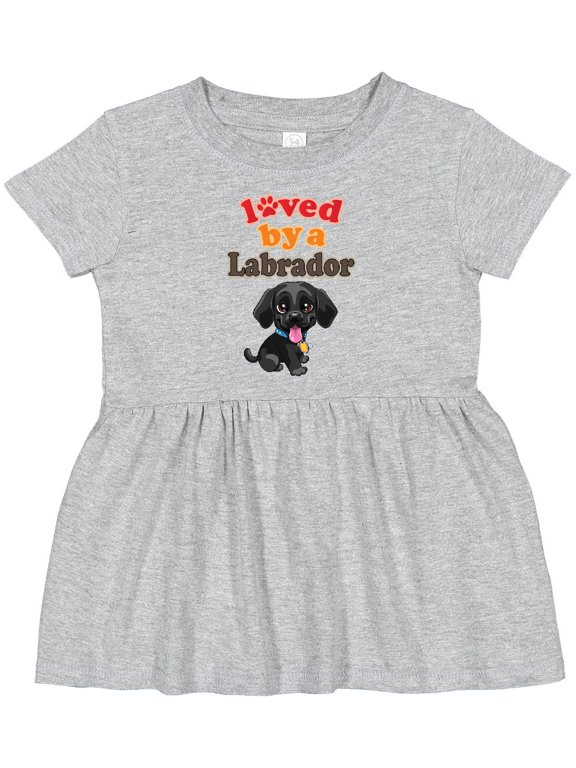 Labrador Retriever Dog Black Lab Girls Baby Dress