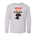 thumbnail image 1 of Inktastic Labrador Retriever Dog Black Lab Long Sleeve Youth T-Shirt, 1 of 5