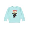 thumbnail image 1 of Inktastic Labrador Retriever Dog Black Lab Toddler Sweatshirt, 1 of 4