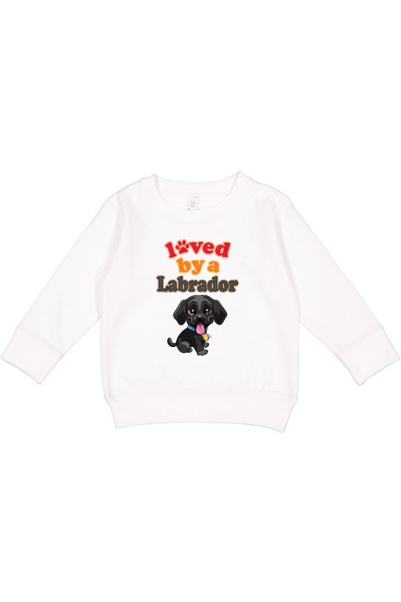 Labrador Retriever Dog Black Lab Toddler Sweatshirt