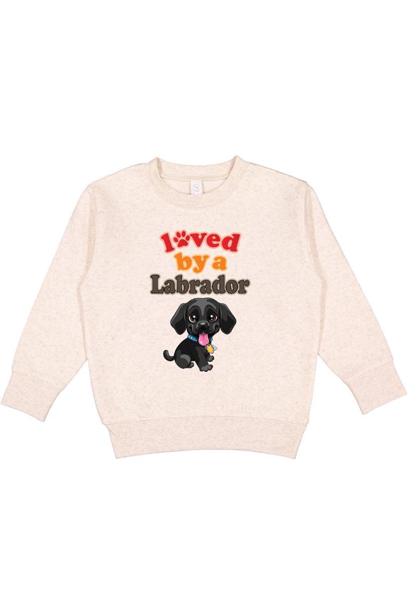 Labrador Retriever Dog Black Lab Toddler Sweatshirt
