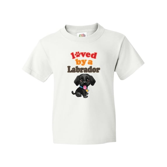 Inktastic Labrador Retriever Dog Black Lab Youth T-Shirt