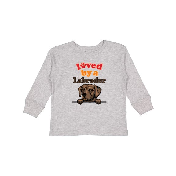 Inktastic Labrador Retriever Dog Gift Boys or Girls Long Sleeve Toddler T-Shirt