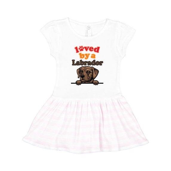 Inktastic Labrador Retriever Dog Gift Girls Toddler Dress