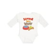 thumbnail image 1 of Inktastic Labrador Retriever Loved By A Boys or Girls Long Sleeve Baby Bodysuit, 1 of 5