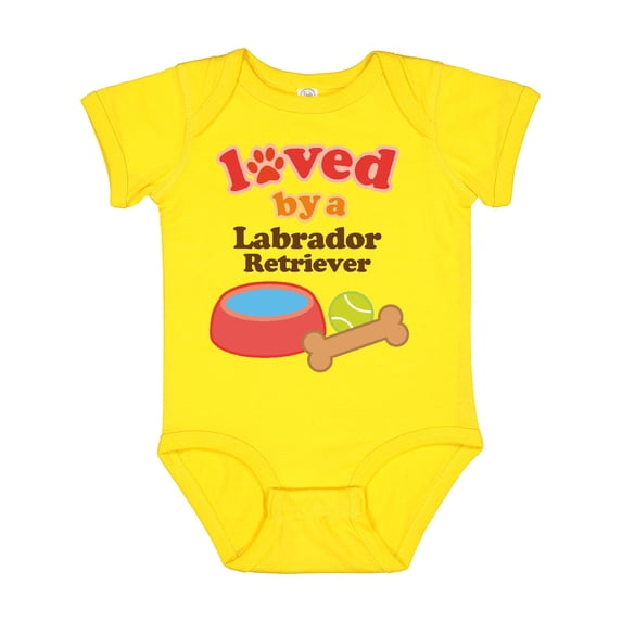 Inktastic Labrador Retriever Loved by a Boys or Girls Baby Bodysuit