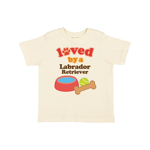 Inktastic Labrador Retriever Loved by a Boys or Girls Toddler T-Shirt