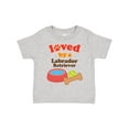 thumbnail image 1 of Inktastic Labrador Retriever Loved by a Boys or Girls Toddler T-Shirt, 1 of 5
