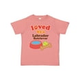 thumbnail image 1 of Inktastic Labrador Retriever Loved by a Boys or Girls Toddler T-Shirt, 1 of 5