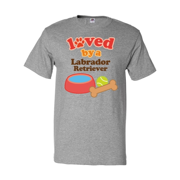 Inktastic Labrador Retriever Loved by a T-Shirt
