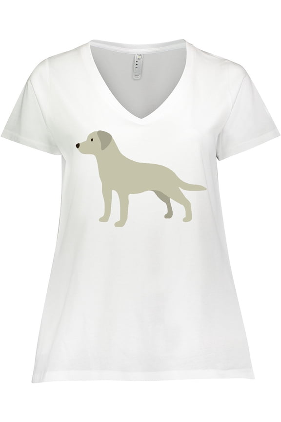Labrador Women's Plus Size V-Neck T-Shirt
