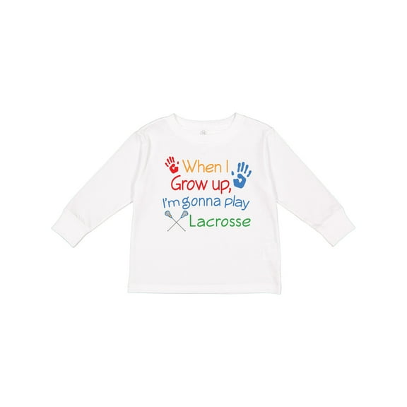 Inktastic Lacrosse Baby Boys or Girls Long Sleeve Toddler T-Shirt