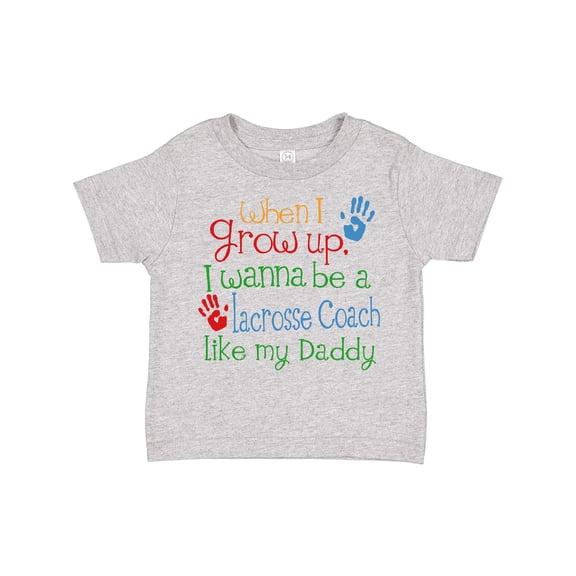 Inktastic Lacrosse Coach Like Daddy Boys or Girls Toddler T-Shirt