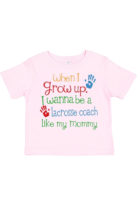 Lacrosse Coach Like Mommy Boys or Girls Toddler T-Shirt