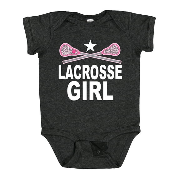Inktastic Lacrosse Girl Girls Baby Bodysuit