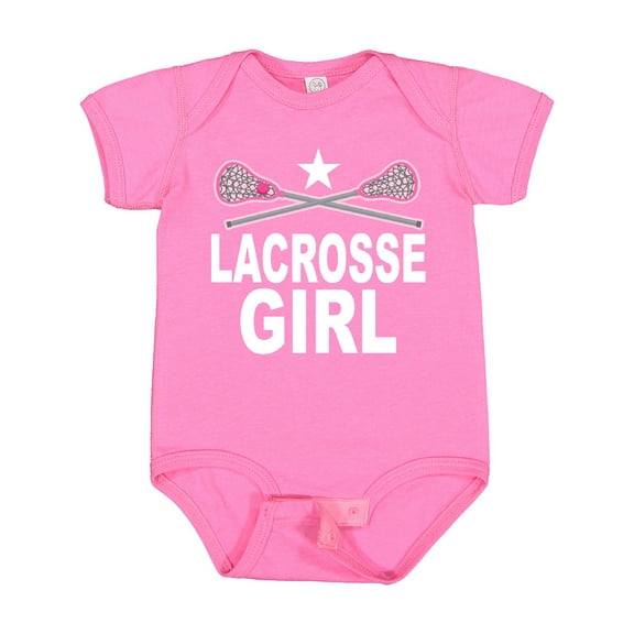 Inktastic Lacrosse Girl Girls Baby Bodysuit