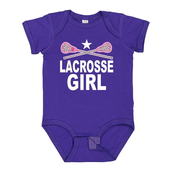 Inktastic Lacrosse Girl Girls Baby Bodysuit
