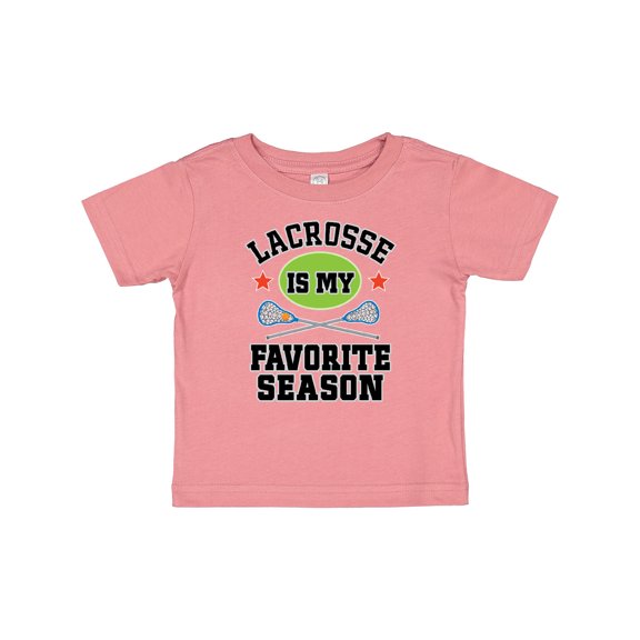 Inktastic Lacrosse Is My Favorite Season Boys or Girls Baby T-Shirt