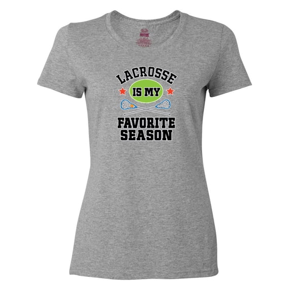 Inktastic Lacrosse Is My Favorite Season Women's T-Shirt