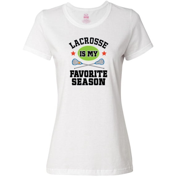 Inktastic Lacrosse Is My Favorite Season Women's T-Shirt