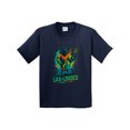 thumbnail image 1 of Inktastic Lacrosse Lax & Loaded Vibrant Sports Art Youth T-Shirt, 1 of 5