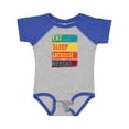 thumbnail image 1 of Inktastic Lacrosse Player Eat Sleep Lacrosse Repeat Boys or Girls Baby Bodysuit, 1 of 5