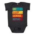 thumbnail image 1 of Inktastic Lacrosse Player Eat Sleep Lacrosse Repeat Boys or Girls Baby Bodysuit, 1 of 5
